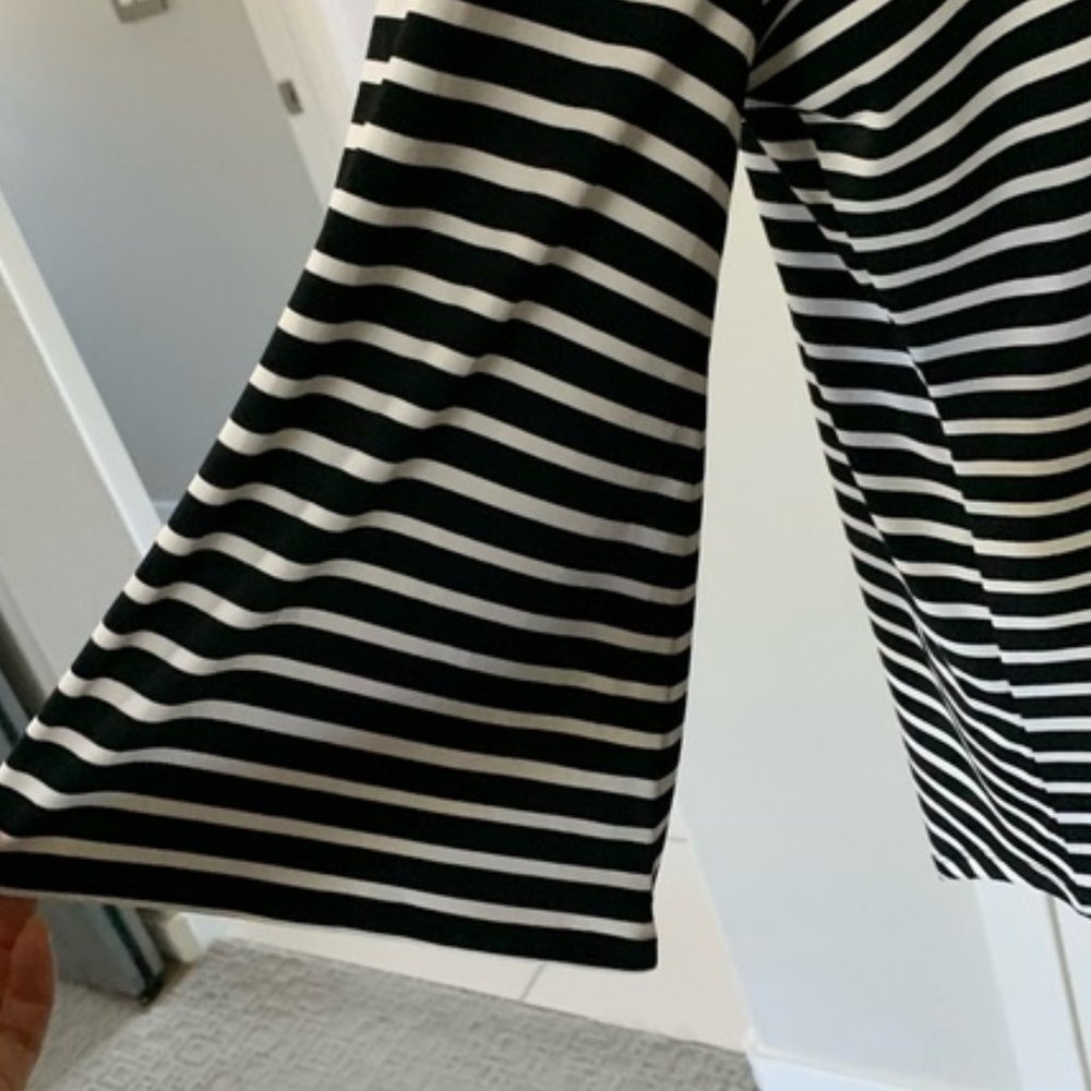 Chico’s Striped Top with Neck Chain Chico’s 2/US L - Picture 7 of 10